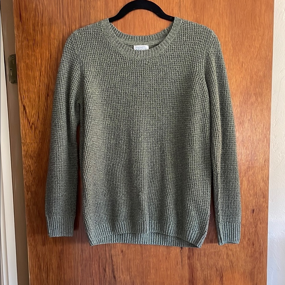 Market & Spruce green knit sweater